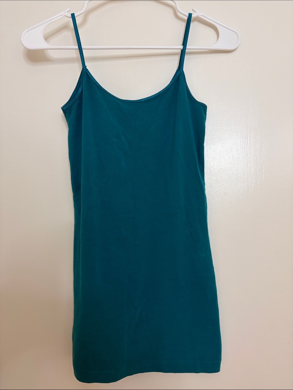 Teal Spaghetti Strap tank top